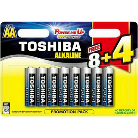 Battery MINION LR6 AA MP12 TOSHIBA 0258412